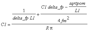 C1 = (1/(delta_fp*L1)+(C1*delta_fp-sqrtpom/L1)/4/(fm^2))/R/Pi